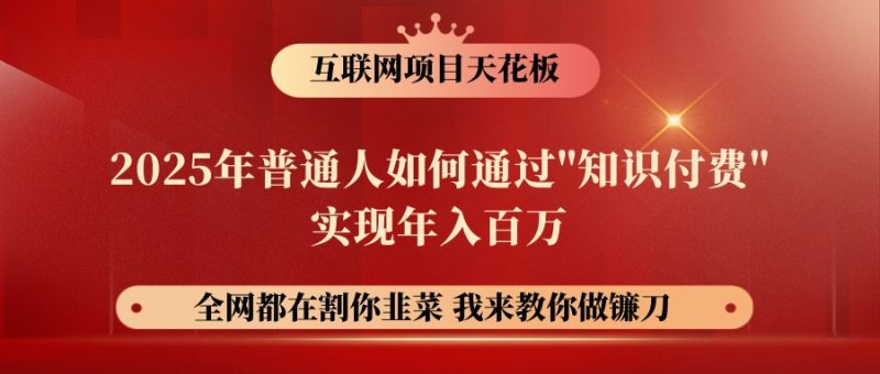 网创项目终点站-镰刀训练营超级IP合伙人，25年普通人如何通过“知识付费”年入百万-创米阁｜副业实操经验分享