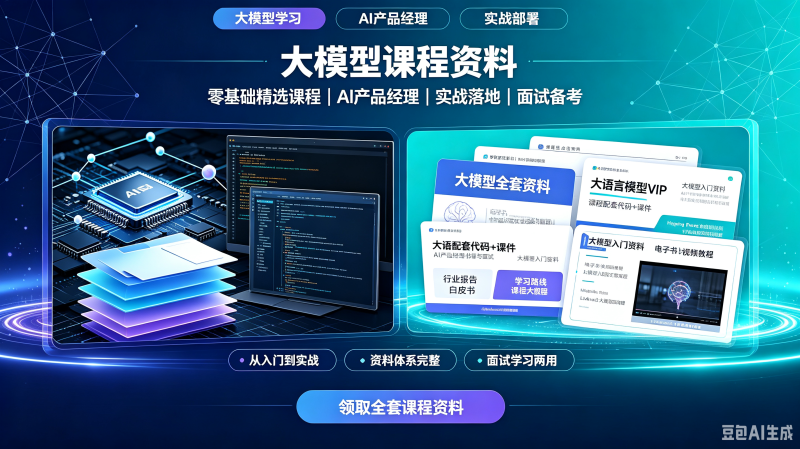大模型课程资料AI大模型实战人工智能深度学习视频课程资料教程-创米阁｜副业实操经验分享