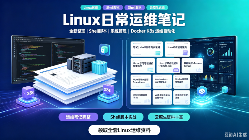 2026Linux日常运维笔记强悍总结宝典包含k8s,Mysql,Redis,Shell等-创米阁｜副业实操经验分享