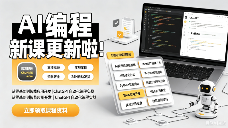 2026AI编程视频教程全套零基础从入门到精通ai教学训练营ai编程课-创米阁｜副业实操经验分享